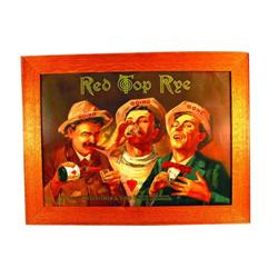 Red Top Rye Tin Sign