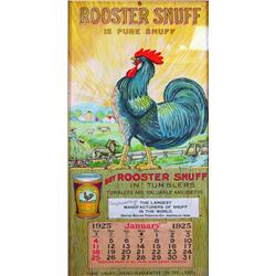 1935 Calendar for Rooster Snuff