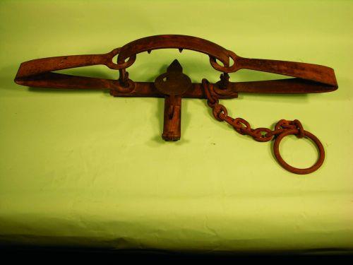 Large Iron Bear Trap, Number 5
