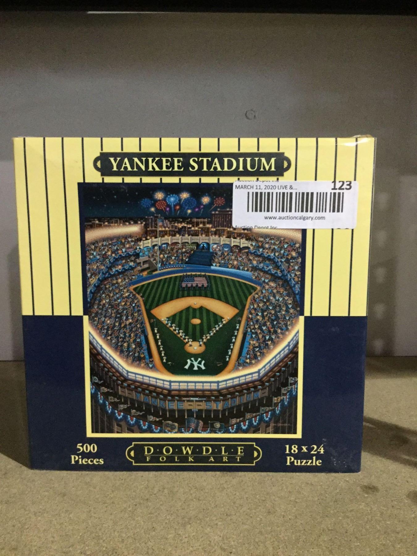 Yankee Stadium 500 Piece 18 x 24 Puzzle A D Auction Depot Inc.