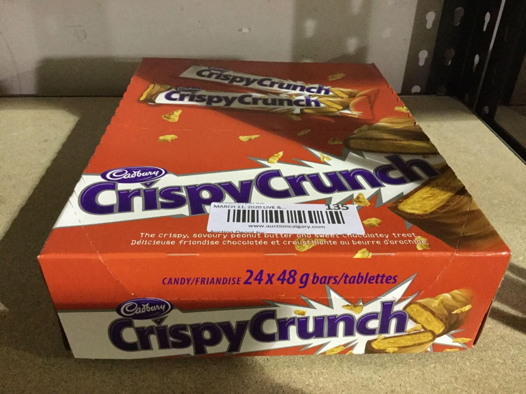 Crispy Crunch Bars (24 x 48g) - A D Auction Depot Inc.