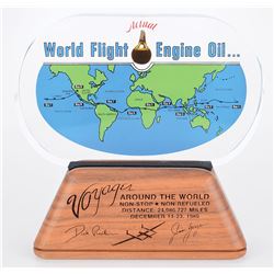 Rutan Voyager Flown Engine Oil