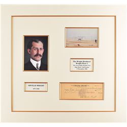 Orville Wright Signed Check