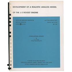 General Electric J-2 Rocket Engine Simulation Study Report