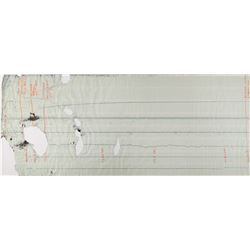 John Glenn Friendship 7 Launch EKG Readout