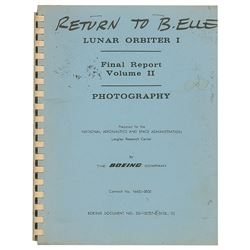 Lunar Orbiter 1 Final Report, Volume II