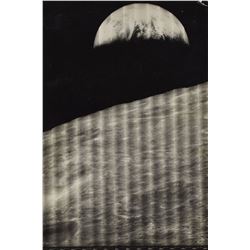 Lunar Orbiter 1: First Photograph of Earth from Moon Orbit