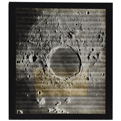 Lunar Orbiter 4: Crater Plato Detail Photograph