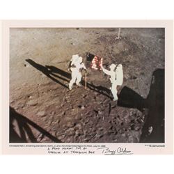 Buzz Aldrin Oversized Signed Photograph