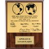 Image 1 : Buzz Aldrin Signed Lunar Plaque