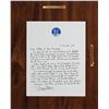 Image 2 : Buzz Aldrin Signed Lunar Plaque