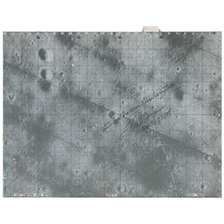 Apollo 13 Lunar Surface Training Maps Signed by Fred Haise