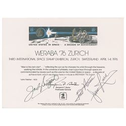 Apollo 13 Signed Stamp Print
