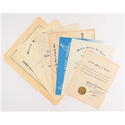 Al Worden Group Lot of (7) Training Certificates