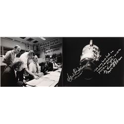 Apollo 13 Mission Control Signed Photographs