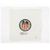 Image 1 : John Young's Apollo 16 Beta Cloth Signed by Charlie Duke