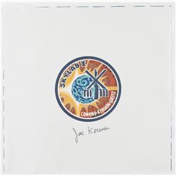 Joe Kerwin Signed Skylab II Beta Cloth Insignia