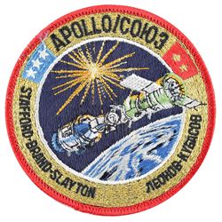 Deke Slayton's Apollo-Soyuz Crew Patch and Beta Cloth Patch