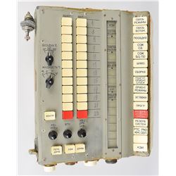 Soyuz Information Display System Control Panel (Left)