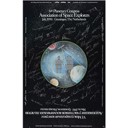 6th Planetary Congress Multi-Signed Poster