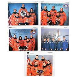Space Shuttle Group of (5) Signed Photographs
