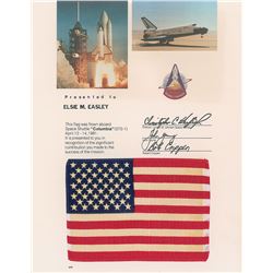 STS-1 Flown Flag
