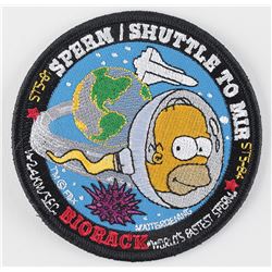 Space Shuttle Homer Simpson Biorack Patch