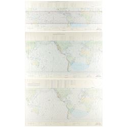 Space Shuttle Set of (3) Mission Charts