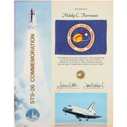 STS-26 Flown Flag