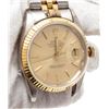 Image 5 : Rolex 2 Tone Stainless Steel Yellow Gold Datejust Watch Ref 16233