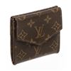 Image 1 : Louis Vuitton Canvas Leather Elise Wallet