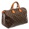 Image 2 : Louis Vuitton Monogram Canvas Leather Speedy 40 cm Bag