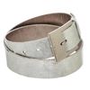 Image 2 : Michael Kors Silver MK Monogram Belt