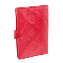 Louis Vuitton Pink Vernis Leather Small Ring Agenda Cover