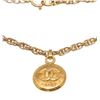 Image 2 : Chanel Gold CC Pendant Chain Necklace