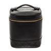Image 1 : Chanel Black Quilted Lambskin Leather Vanity Case