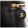 Image 5 : Chanel Black Quilted Lambskin Leather Vanity Case