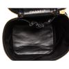 Image 6 : Chanel Black Quilted Lambskin Leather Vanity Case