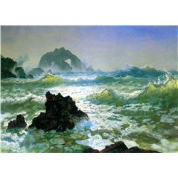 Seal Rock 2 by Albert Bierstadt