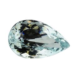 5.58 ct.Natural Pear Cut Aquamarine