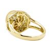 Image 3 : Pearl and Diamond Ring - 18KT Yellow Gold