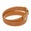 Louis Vuitton Brown Epi Leather Skinny Classique Belt 85