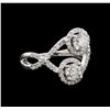 1.47 ctw Diamond Ring - 14KT White Gold