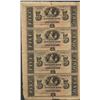 Image 1 : Uncut Sheet of 1800's $5 Citizens Bank of Louisiana Obsolete Notes