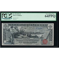 1896 $1 Educational Silver Certificate PCGS 64PPQ
