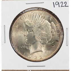 1922 $1 Peace Silver Dollar Coin
