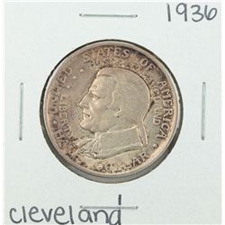 1936 Cleveland Centennial Commemorative Half Dollar Coin