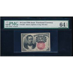 10 Cent Fifth Issue Fractional Note PMG 64EPQ