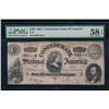 Image 1 : 1864 $100 Confederate States of America Note PMG 58EPQ