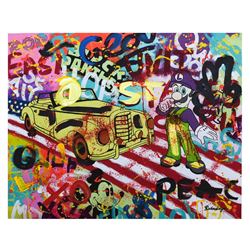 Nastya Rovenskaya- Mixed Media "About To Drive"